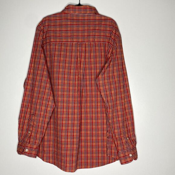 New Chaps Plaid Easy Care Button Down Shirt Men's Size XL - Picture 2 of 11
